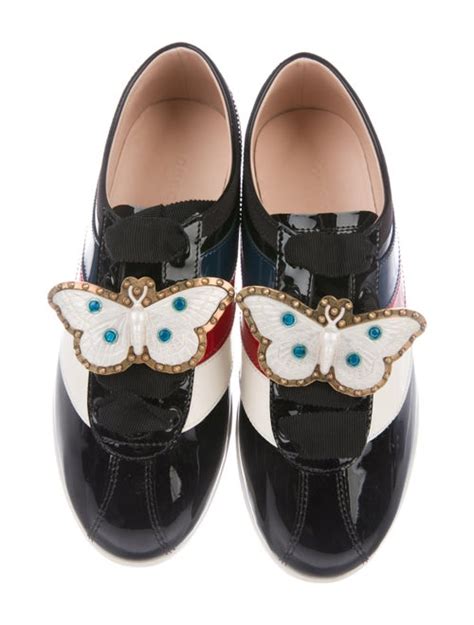 gucci butterfly shoes|Gucci falacer butterfly shoes.